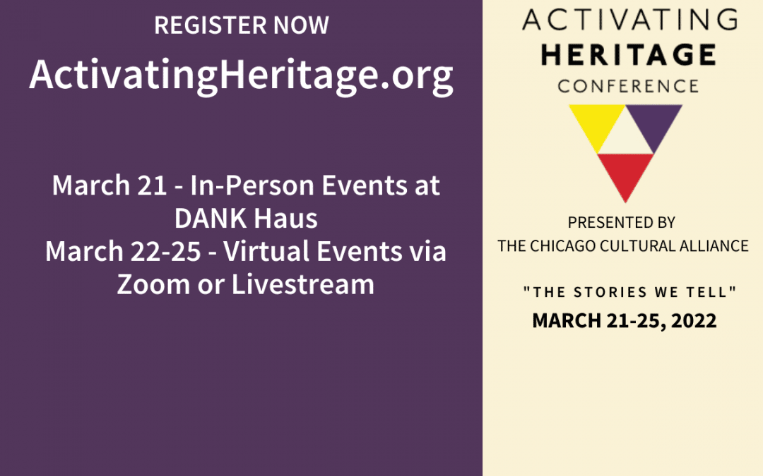 Register now for Activating Heritage!