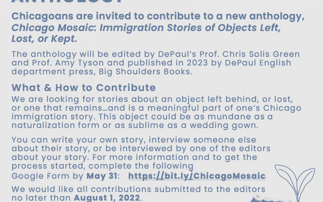 DePaul seeks Immigration Stories for New Anthology