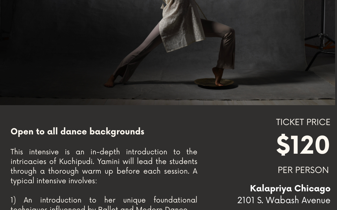 Kuchipudi Basics with Yamini Kalluri