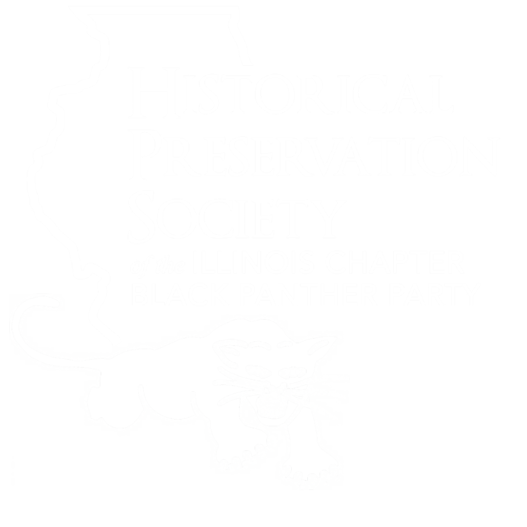 Historical Preservation Society of the Illinois Chapter Black Panther Party logo